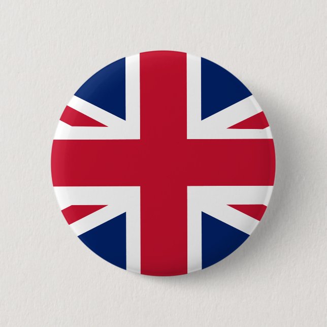 Patriotic English Flag Button (Front)