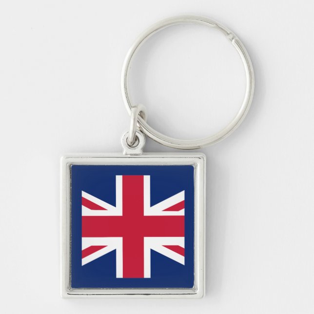 Patriotic English Flag Keychain (Front)