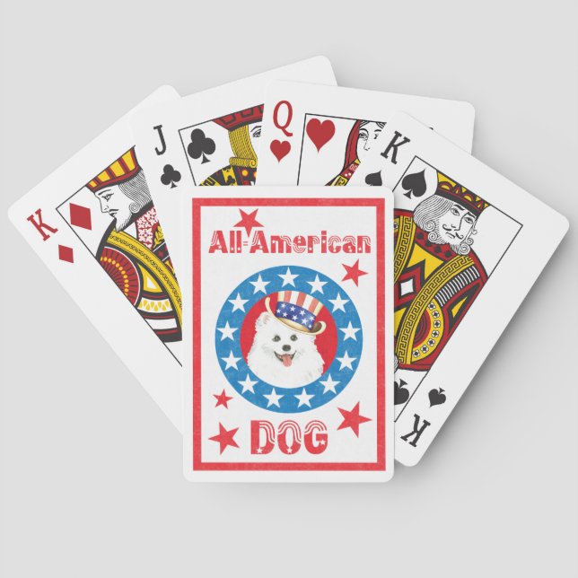 Patriotic Eskie Poker Cards (Back)