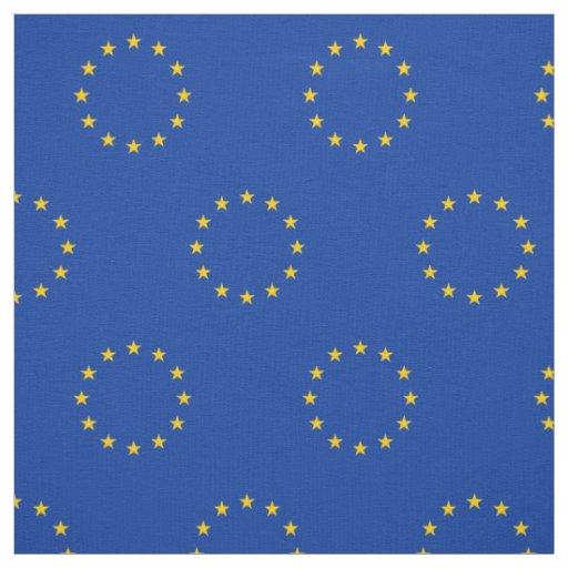 Patriotic European Union Flag Fabric