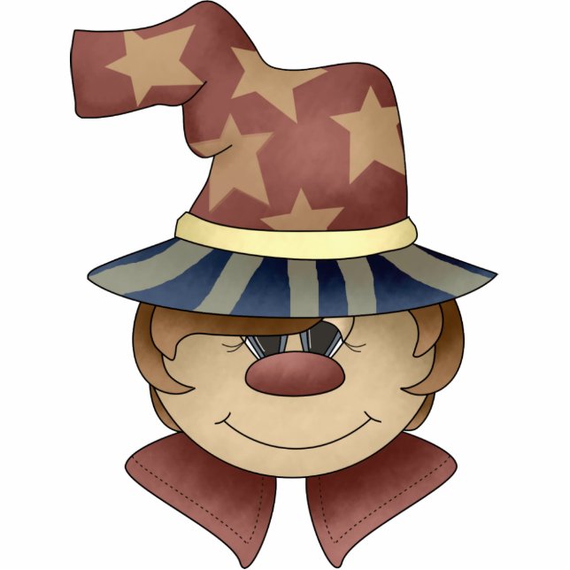 Patriotic Face Ornament (Front)