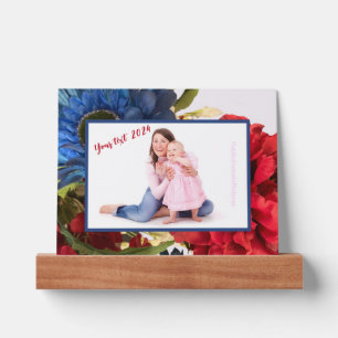 Patriotic Family Photo Block Picture Ledge