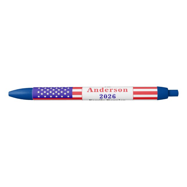 Patriotic Family Reunion Pen (Front)