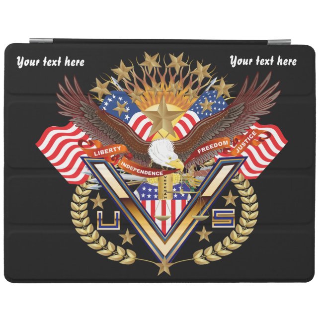 Patriotic Family View About Design Below 2-3-4 iPad Smart Cover (Horizontal)