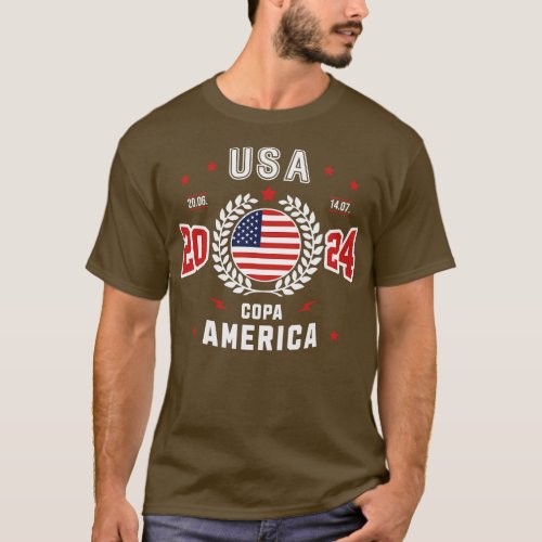 Patriotic Fan Tee Copa America USA Pride