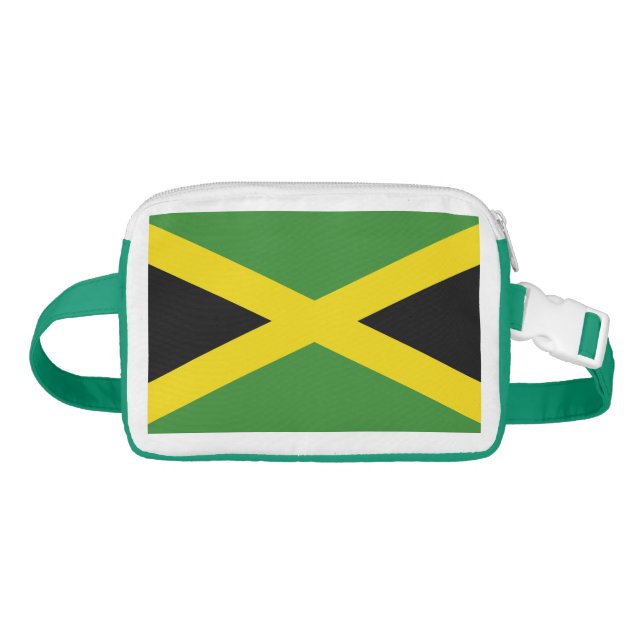 Patriotic Fanny Pack with Flag of Jamaica (Front)