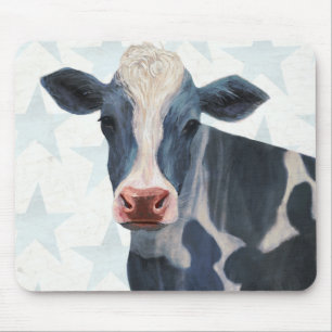 Patriotic Farm - Cow Mouse Pad