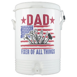 Patriotic Father Igloo Half Gallon Beverage Cooler
