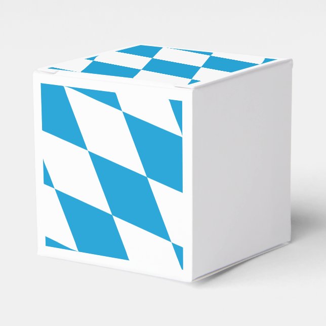 Patriotic favor box with Flag of Bavaria (Front Side)