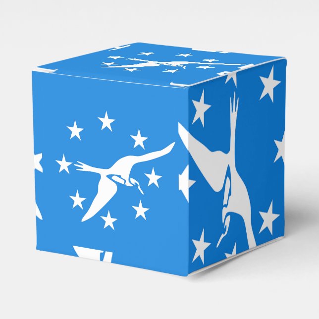 Patriotic favor box with Flag of Corpus Christi (Front Side)