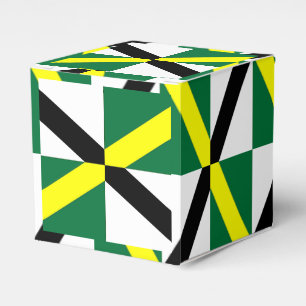 Patriotic favor box with Flag of Monterey