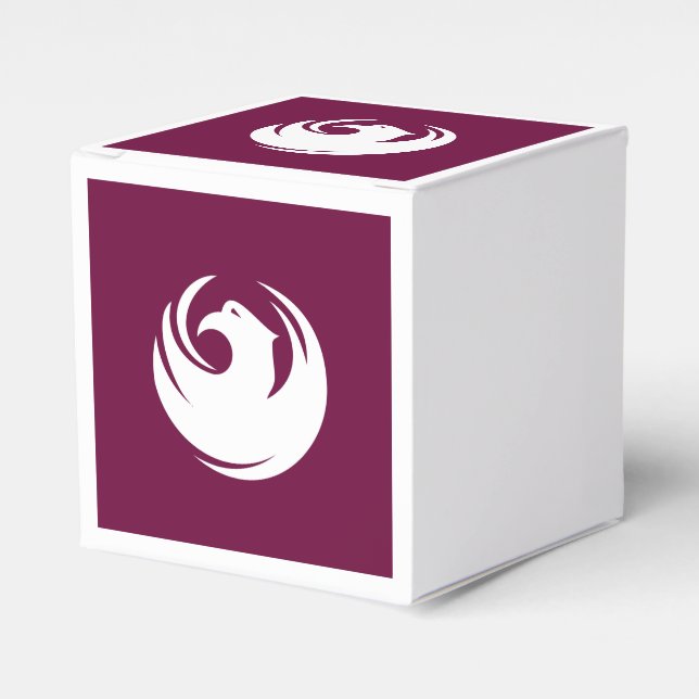 Patriotic favor box with Flag of Phoenix City (Front Side)