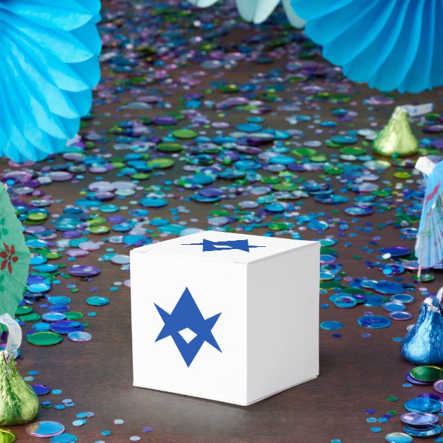 Patriotic favor box with Flag of Toyota City (Party)