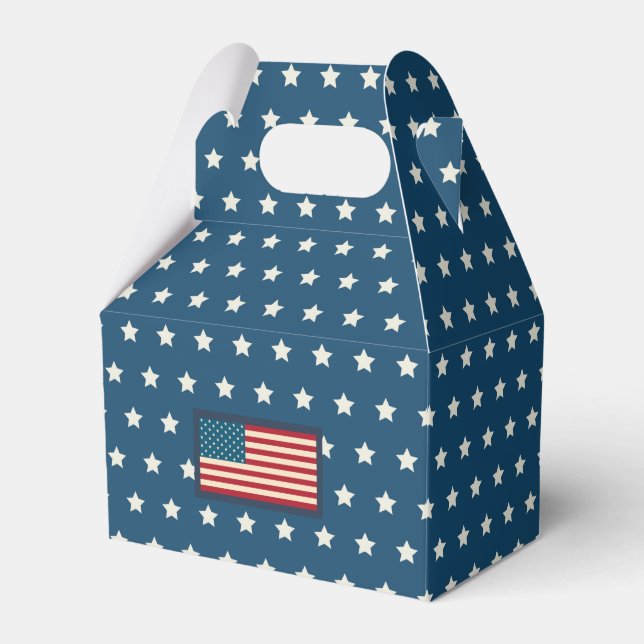 Patriotic Favor Boxes  (Front Side)