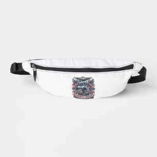 Patriotic Film Camera Lover Vector Graphic Tee Fanny Pack