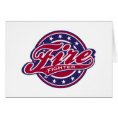 Patriotic Firefighter (Front Horizontal)