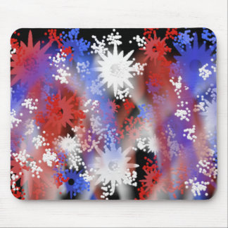 Patriotic Fireworks Mousepad