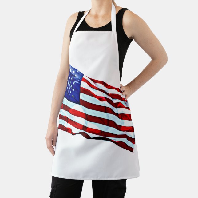 Patriotic Flag Apron (Insitu)