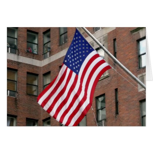 patriotic flag cards (Front Horizontal)