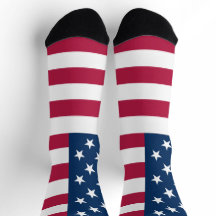 Patriotic Flag Design Socks