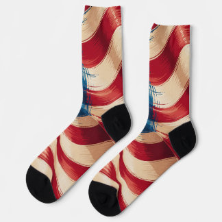 Patriotic Flag Design Socks