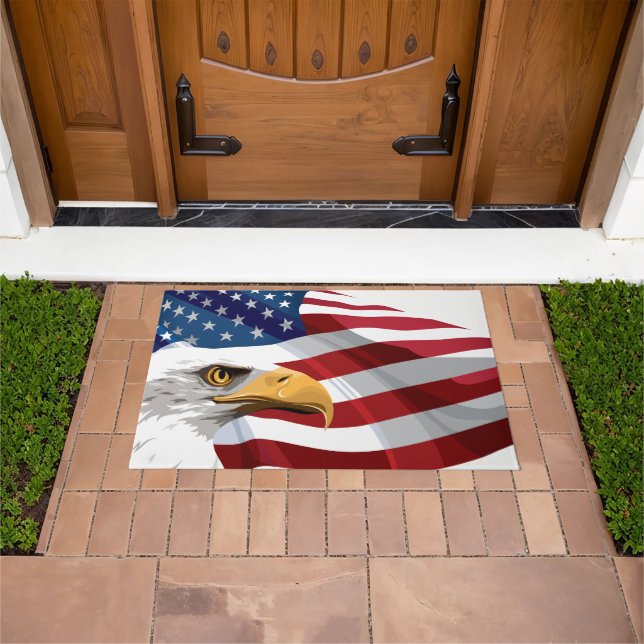 Patriotic Flag Doormat (Outdoor)