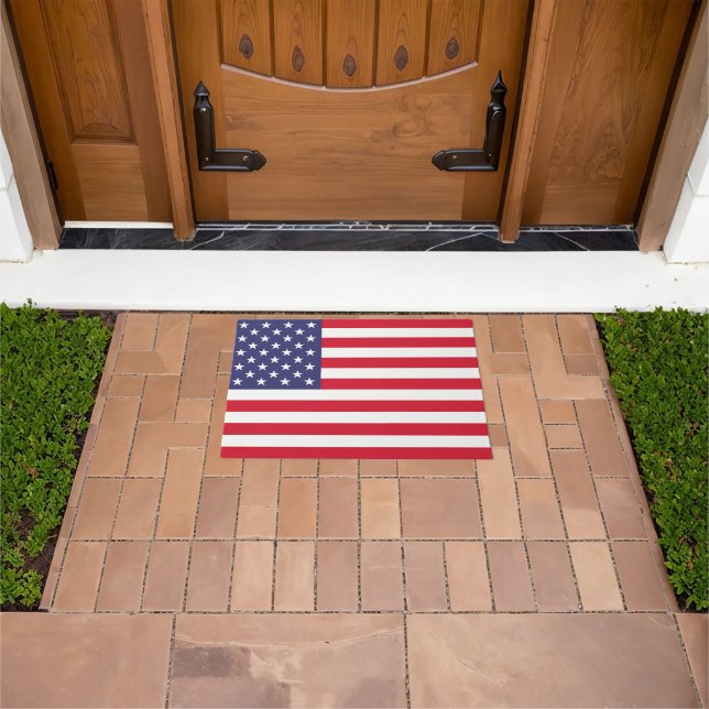 Patriotic Flag Doormat (Outdoor)