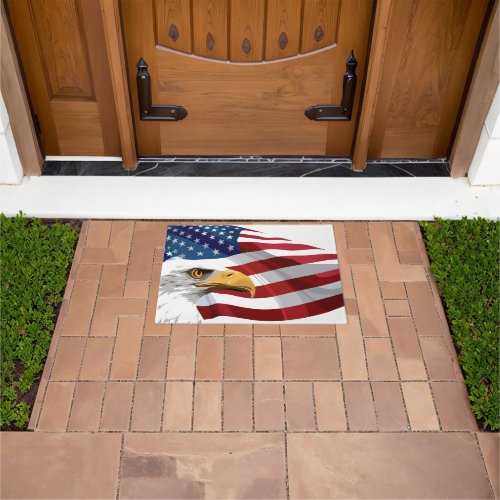 Patriotic Flag Doormat