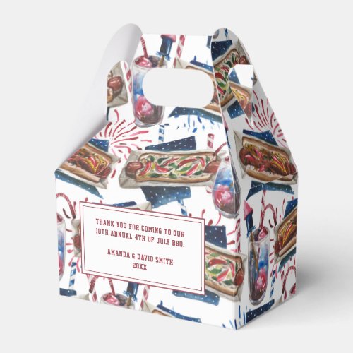 Patriotic Flag Firecracker BBQ 4th of July Party  Favor Box - Patriotic Flag Firecracker BBQ 4th of July Party Favor Box 
Message me if you need any changes