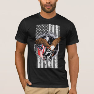 Patriotic Flag Military Wars Tribute T-Shirt