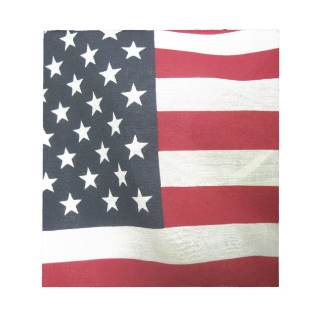 Patriotic Flag Notepad (Front)