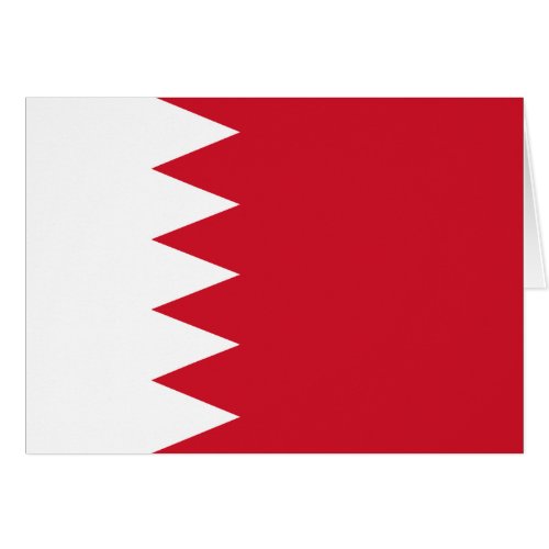 Patriotic Flag of Bahrain