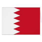 Patriotic Flag of Bahrain (Front Horizontal)