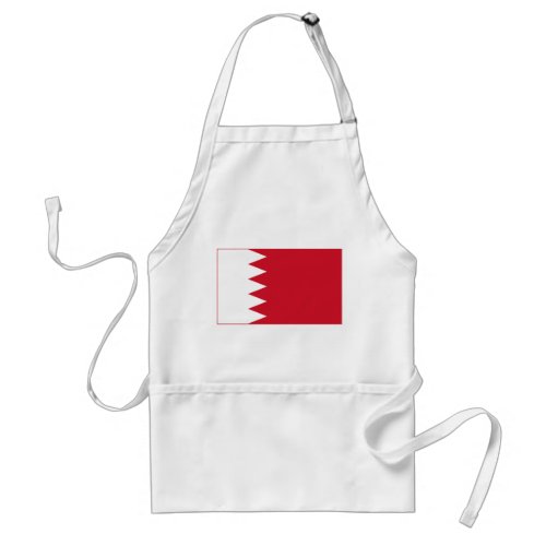 Patriotic Flag of Bahrain Adult Apron