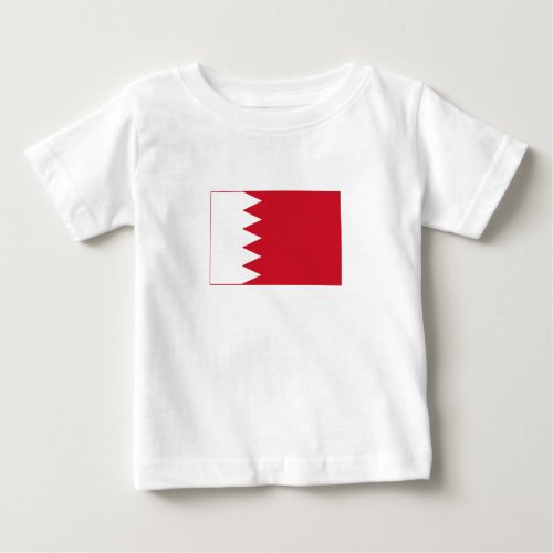 Patriotic Flag of Bahrain Baby T_Shirt