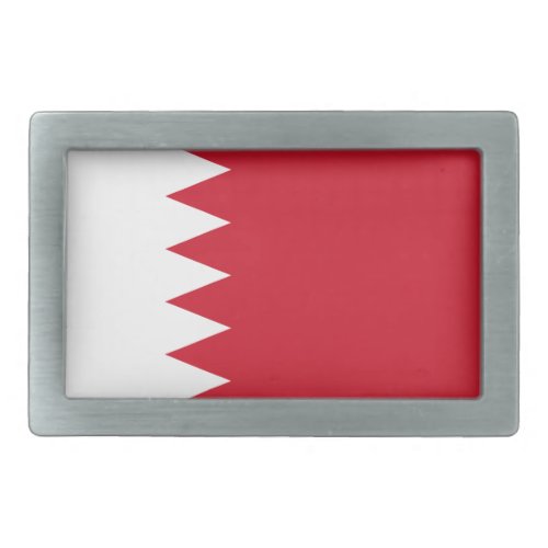 Patriotic Flag of Bahrain Belt Buckle
