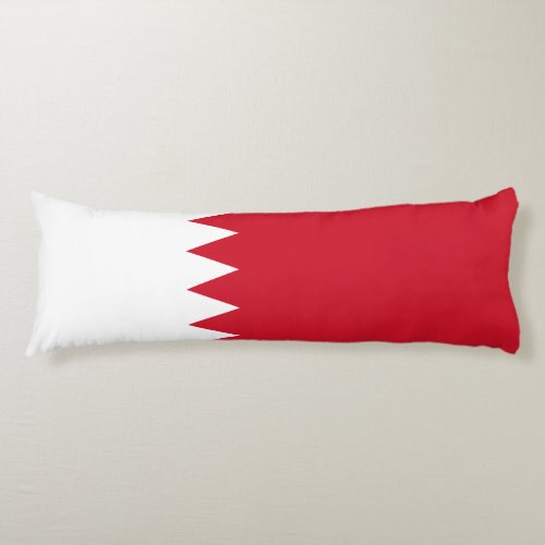 Patriotic Flag of Bahrain Body Pillow