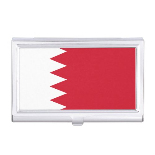 Patriotic Flag of Bahrain Business Card Case