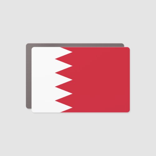 Patriotic Flag of Bahrain Car Magnet