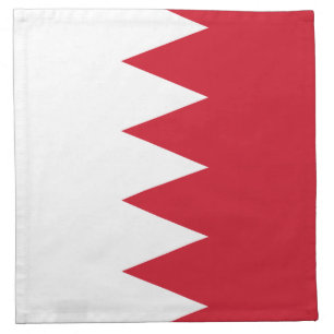 Patriotic Flag of Bahrain Cloth Napkin