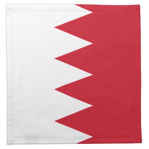 Patriotic Flag of Bahrain Cloth Napkin