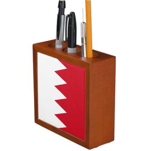 Patriotic Flag of Bahrain Desk Organizer