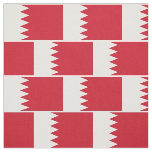 Patriotic Flag of Bahrain Fabric