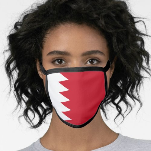 Patriotic Flag of Bahrain Face Mask