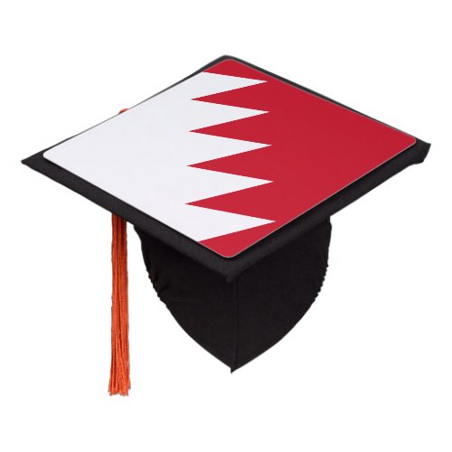 Patriotic Flag of Bahrain Graduation Cap Topper