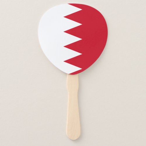 Patriotic Flag of Bahrain Hand Fan