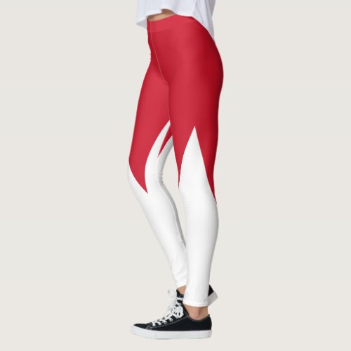 Patriotic Flag of Bahrain Leggings