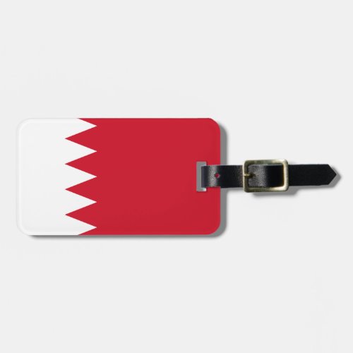 Patriotic Flag of Bahrain Luggage Tag