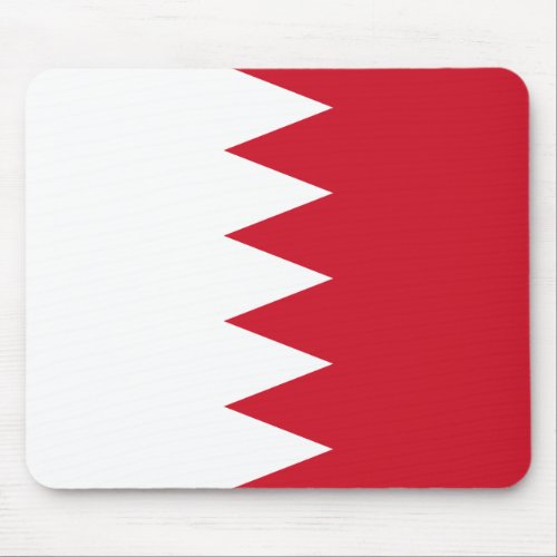 Patriotic Flag of Bahrain Mouse Pad