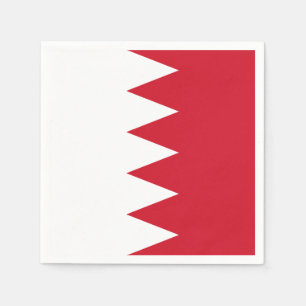 Patriotic Flag of Bahrain Napkins